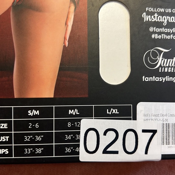 NWT Sexy Red Devil Halloween Costume - Picture 11 of 11